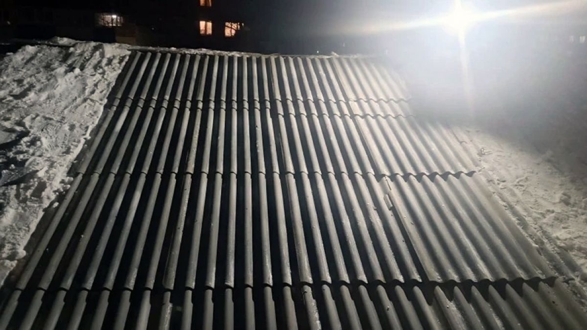 В Белеве частично обвалившуюся кровлю восстановили в день происшествия