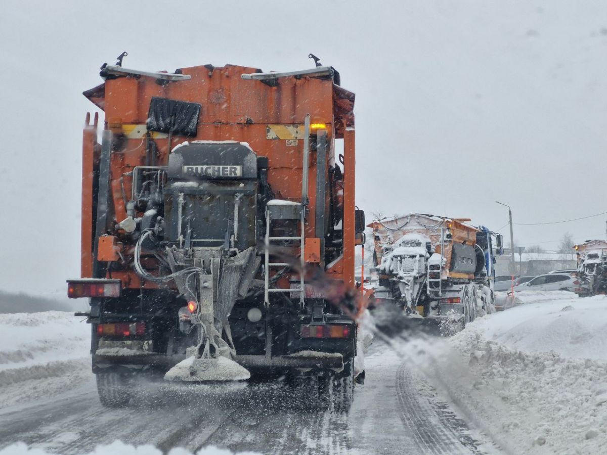В Тульской области усилены работы по расчистке дорог