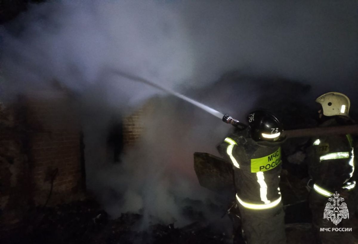 В Тульской области пожар унес жизни мужчины и женщины