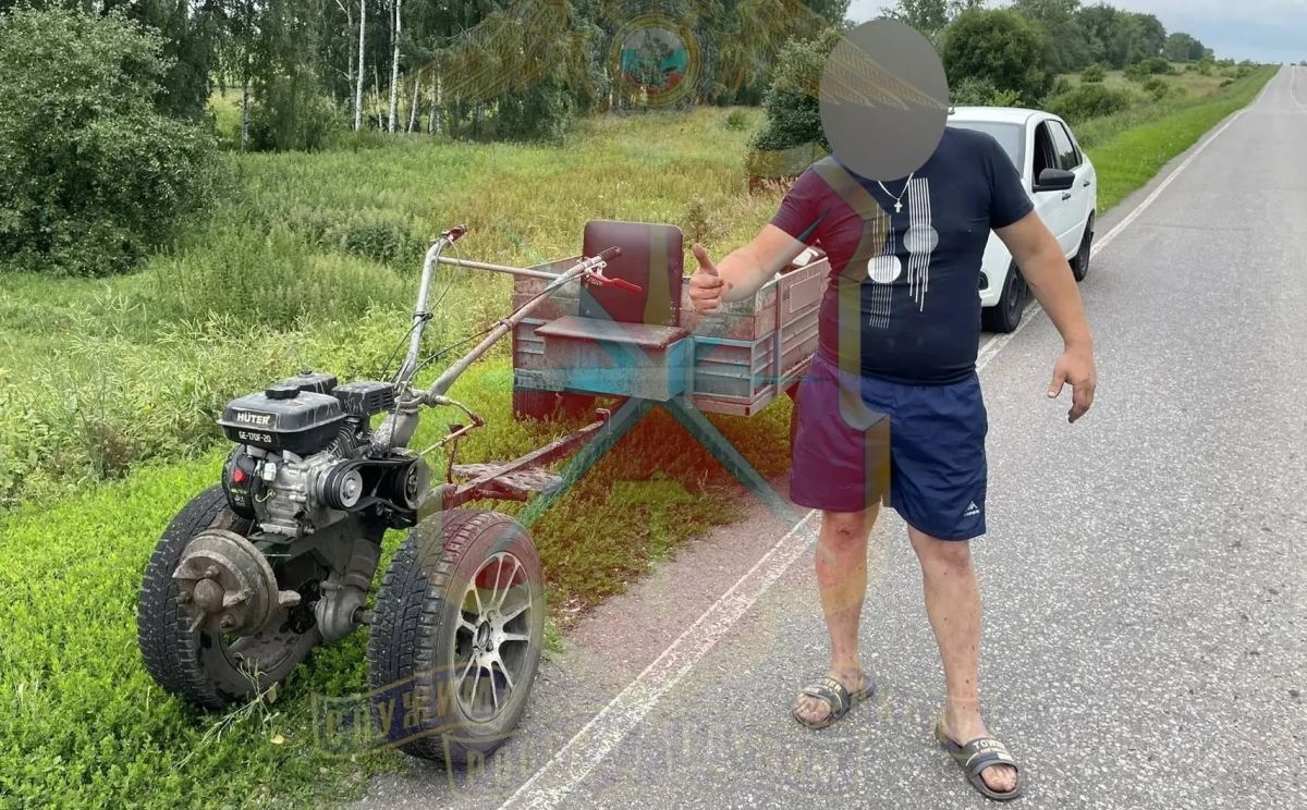 Житель Куркинского района не устоял перед чужим мотоблоком с прицепом