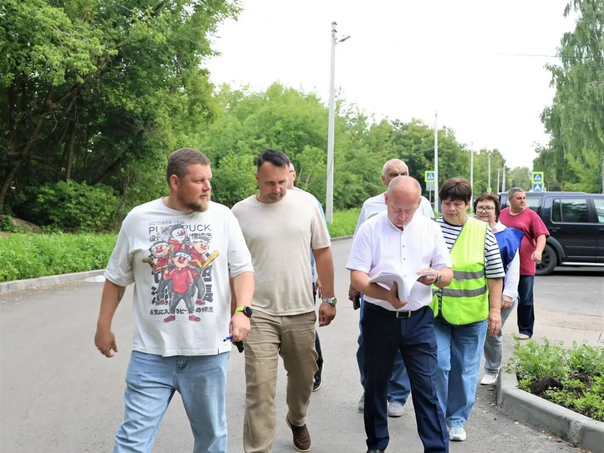 В Алексине отремонтировали дорогу на улице Северной