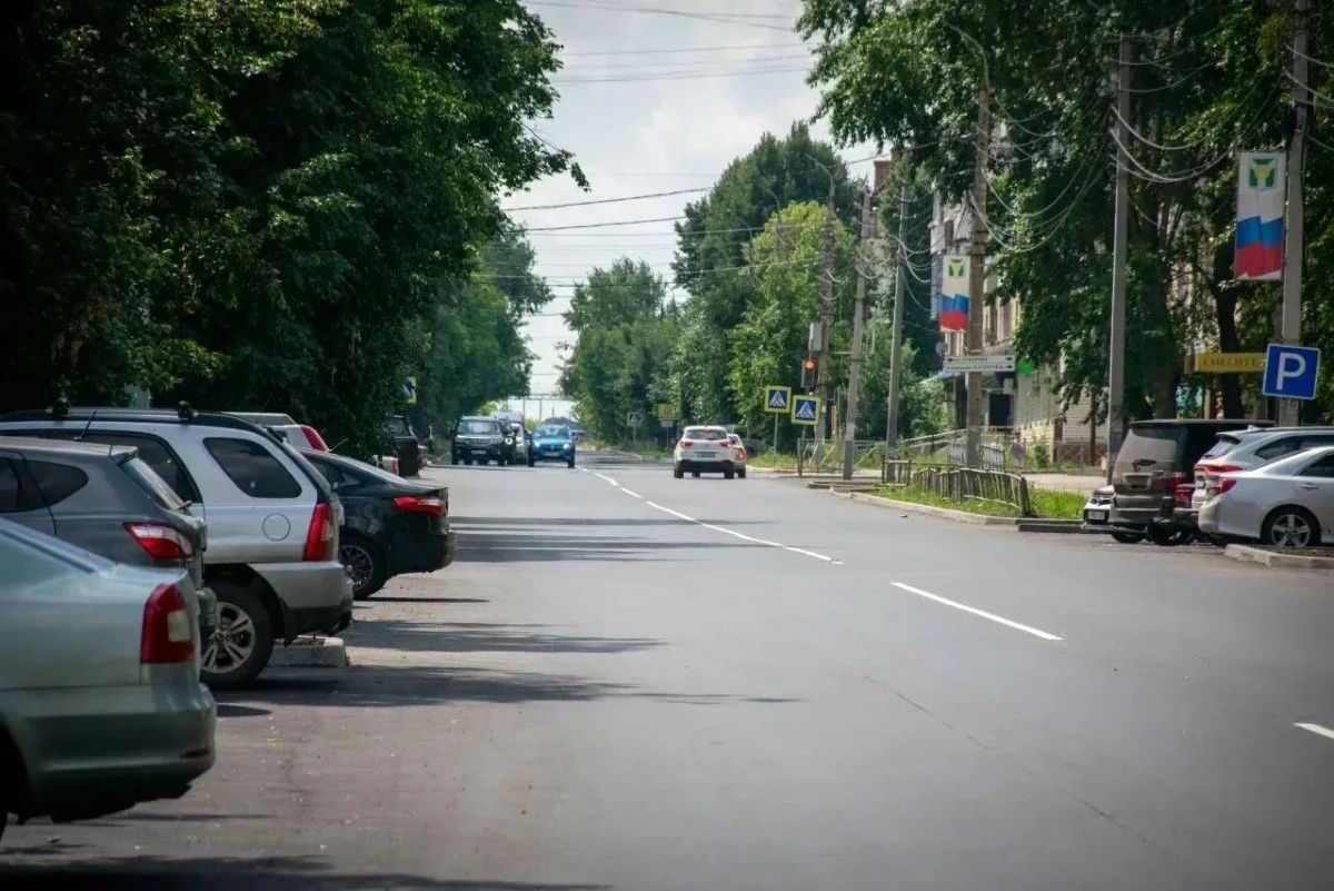 В Узловой завершился ремонт улицы 14 Декабря В Узловой завершился ремонт улицы 14 Декабря