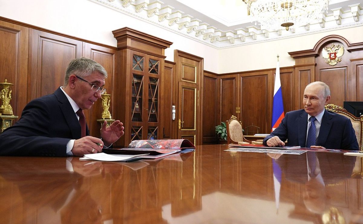 Дмитрий Миляев рассказал президенту о поддержке рождаемости в Тульской области