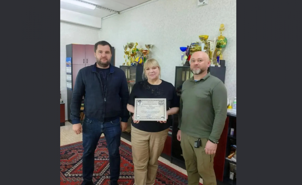 Коллектив тульского лицея получил награду за содействие десантникам в зоне СВО