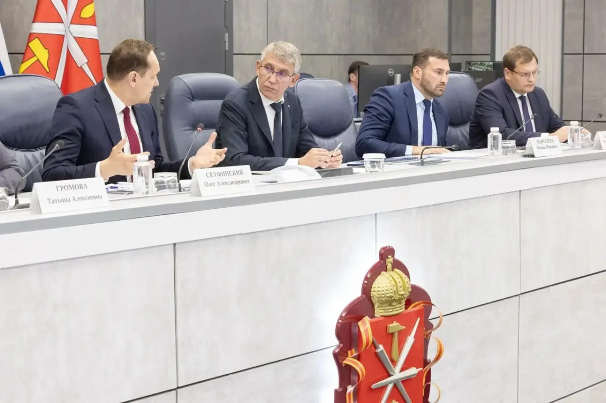 Руководитель Росреестра Олег Скуфинский посетил Тульскую область с рабочим визитом