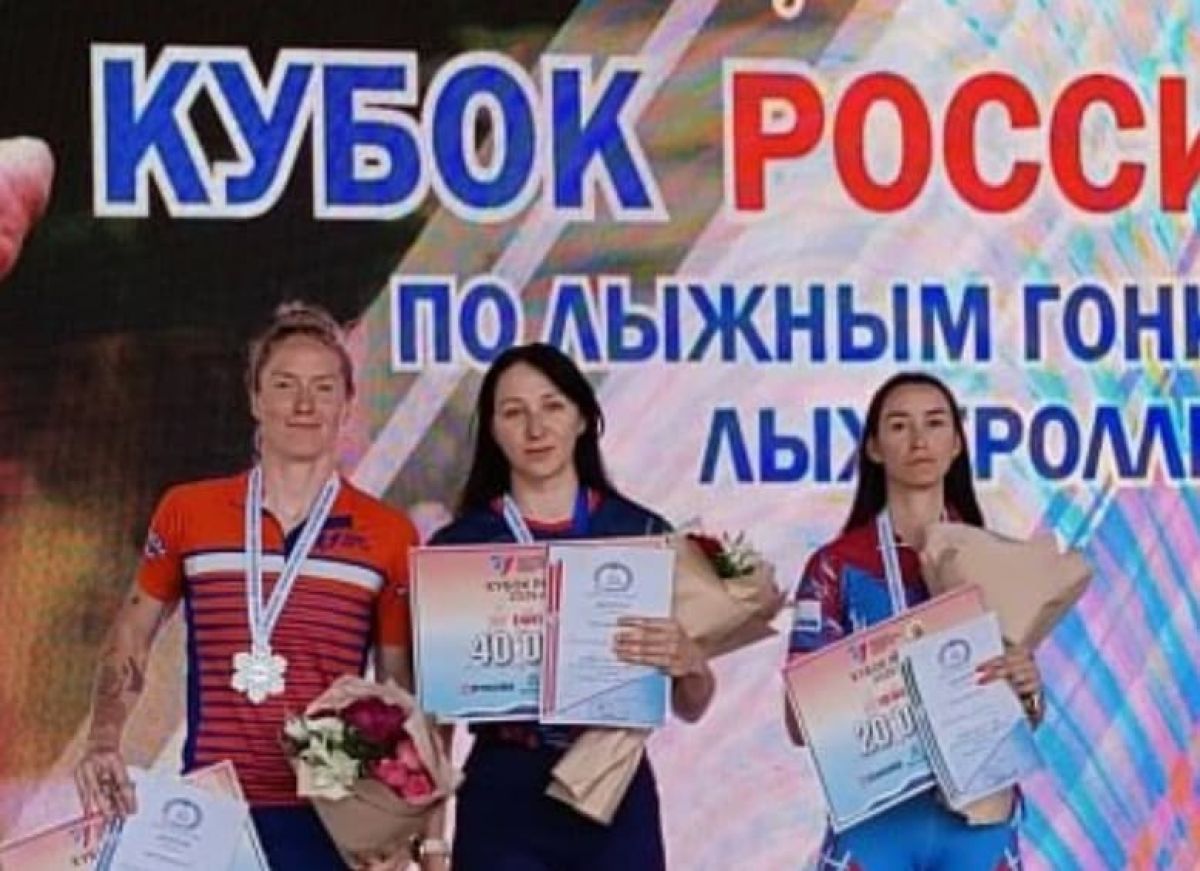 Тульская лыжероллерница Виктория Лукашева завоевала два серебра на Кубке России