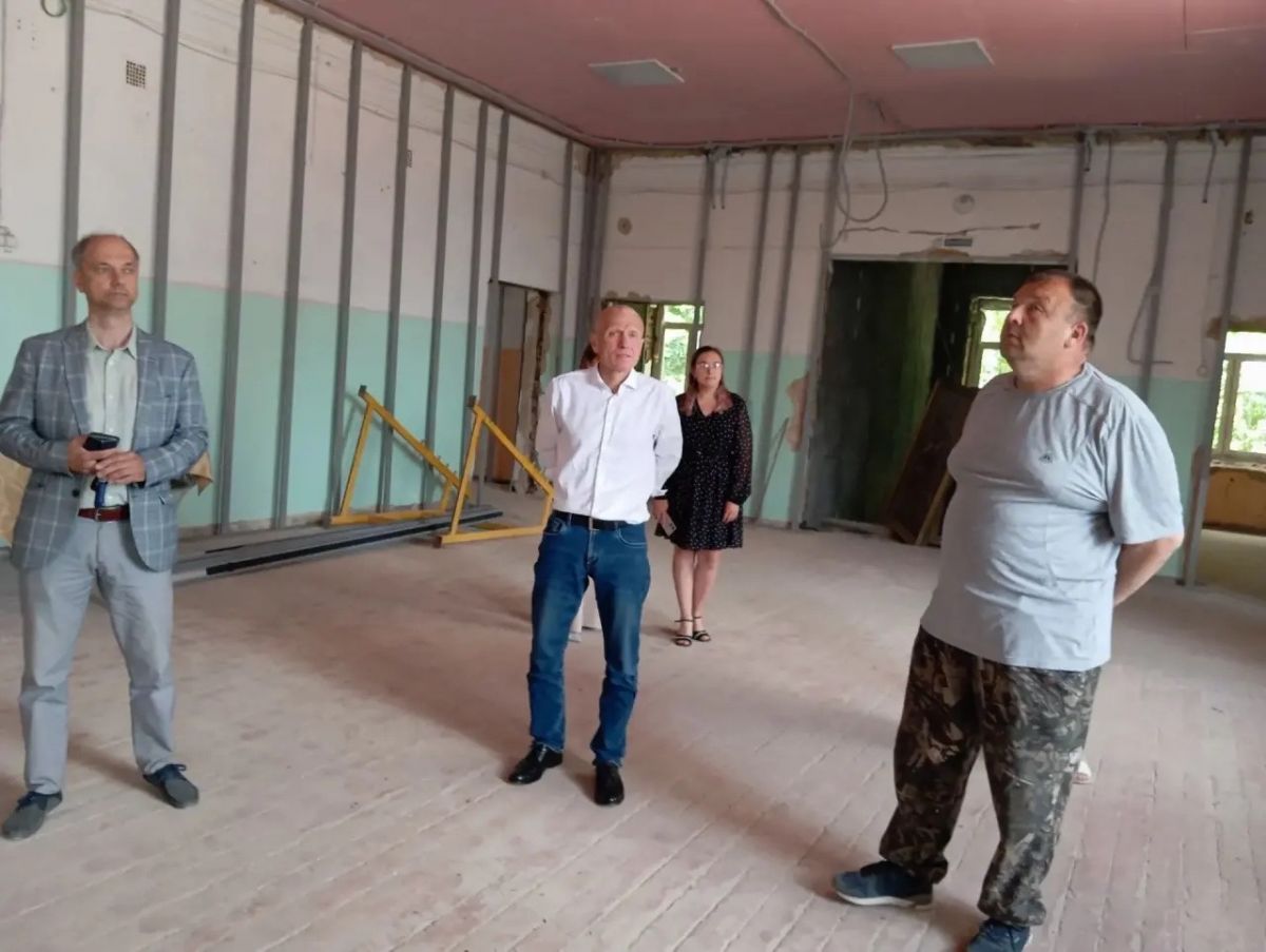 В Киреевском районе ремонтируют музыкальную школу