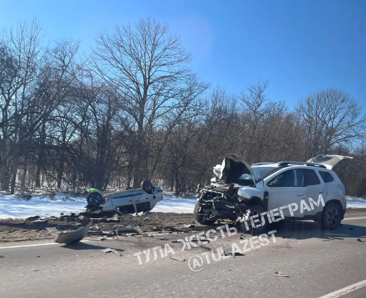 В Тульской области при столкновении двух «Рено» погиб молодой человек и пострадали двое детей В Тульской области при столкновении двух «Рено» погиб молодой человек и пострадали двое детей