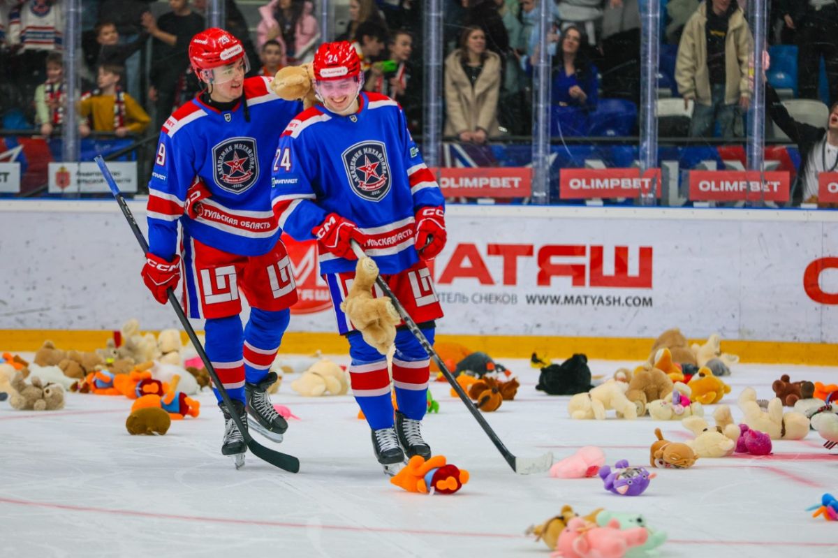 Акция «Мишкопад» и поражение по буллитам: как началась заключительная домашняя серия тульского «АКМ» Акция «Мишкопад» и поражение по буллитам: как началась заключительная домашняя серия тульского «АКМ»