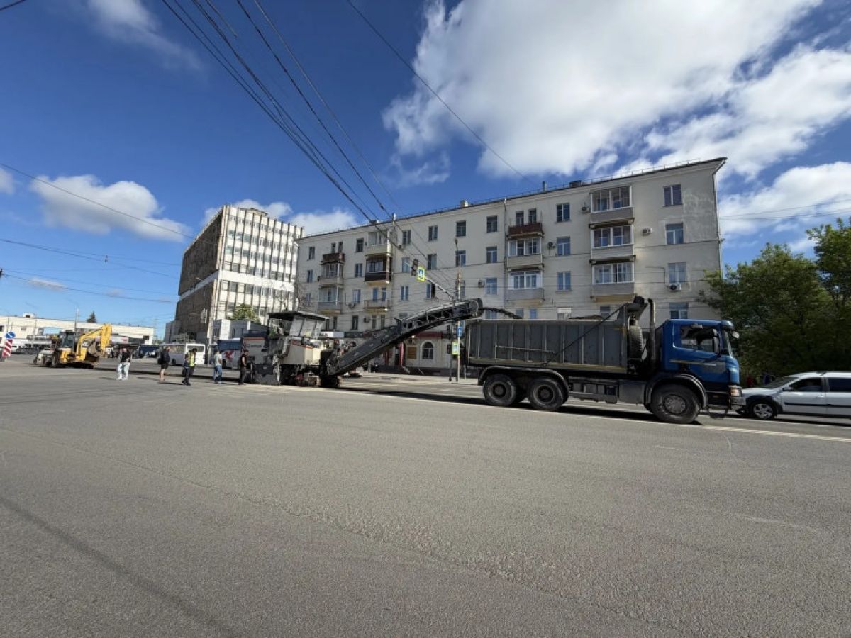 Красноармейский проспект в Туле отремонтируют к 1 октября