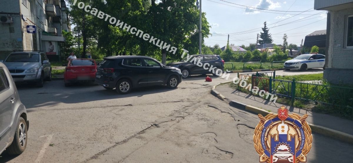 Тулячка сбила несовершеннолетнего велосипедиста во дворе дома