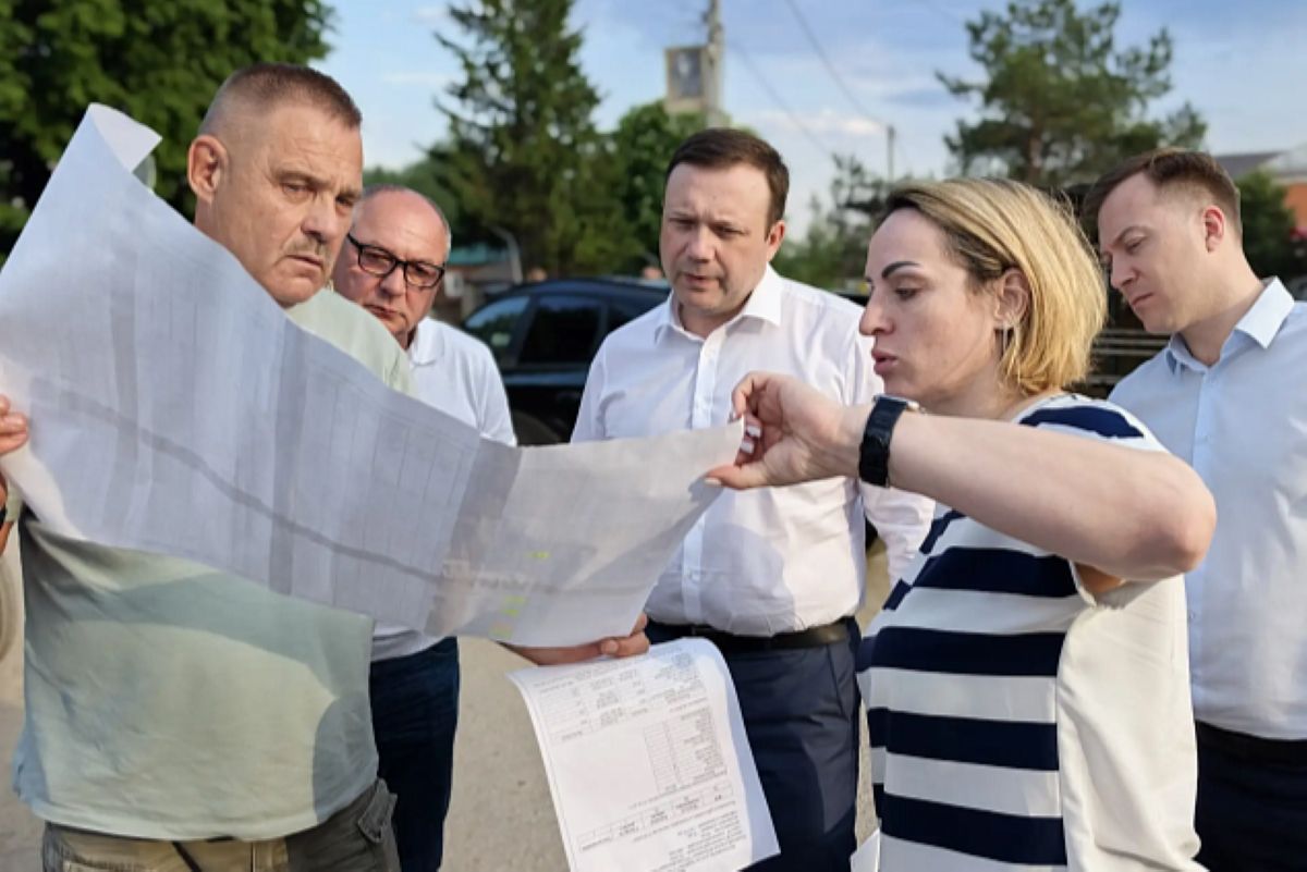 В правительстве Тульской области проконтролировали ход ремонта дорог в двух муниципалитетах