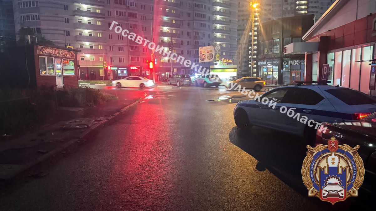 В Туле пьяный водитель не удержал на ходу электросамокат