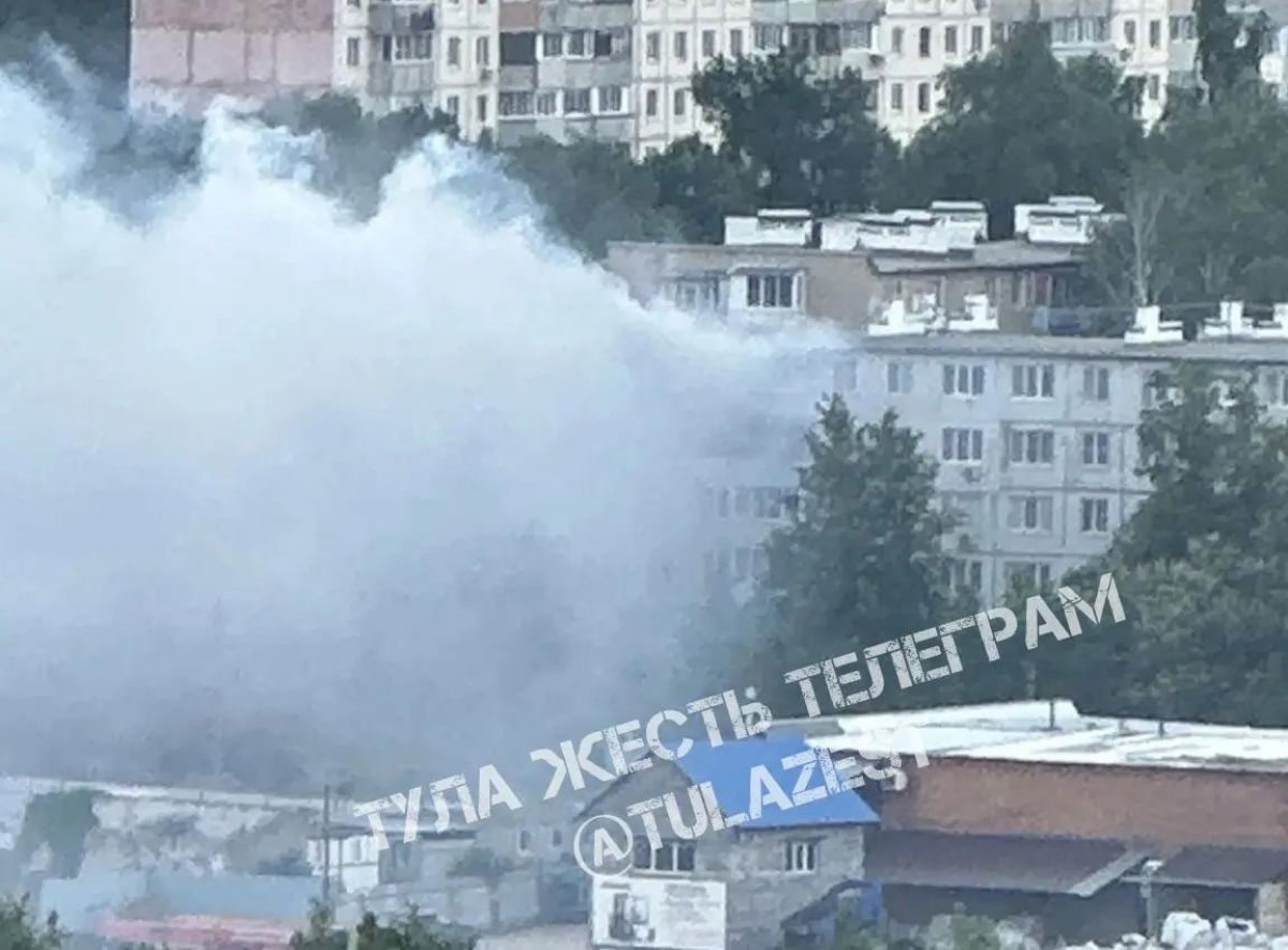 В Туле горят две квартиры
