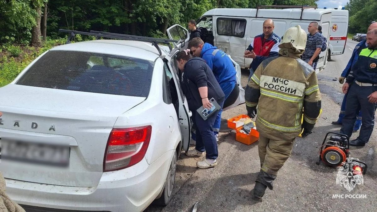 На трассе в Тульской области госпитализировали 5 человек На трассе в Тульской области госпитализировали 5 человек