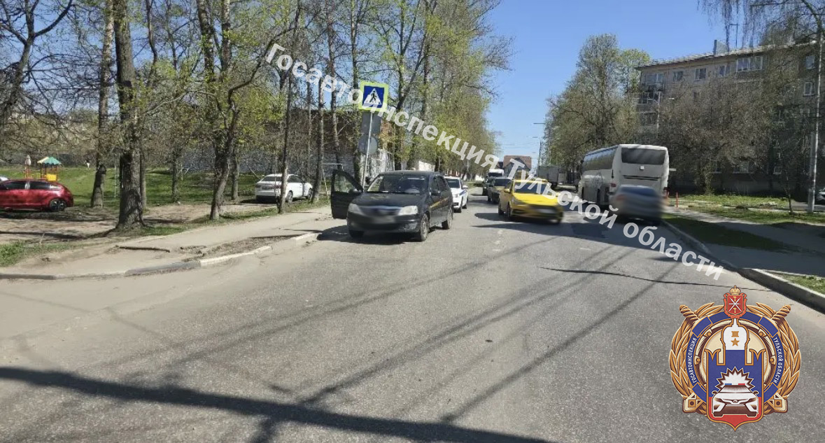 В Туле пешеход на «зебре» угодил под машину