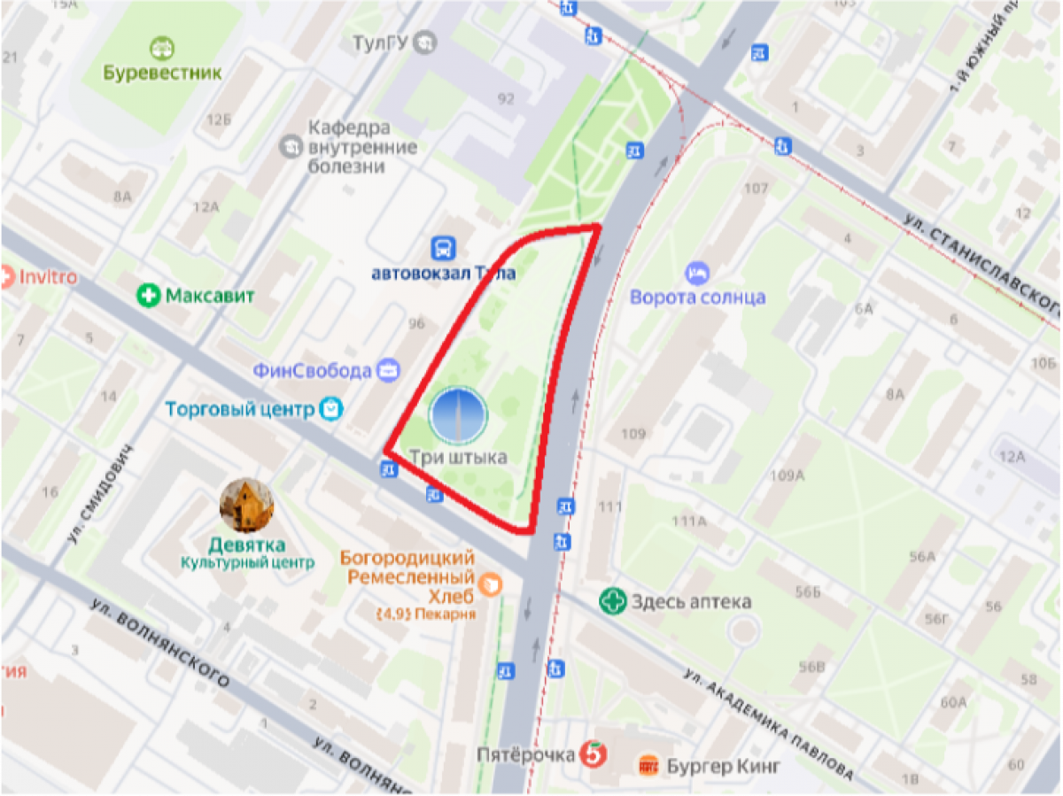 Туляки не смогут проехать по площади Победы и припарковаться на ней