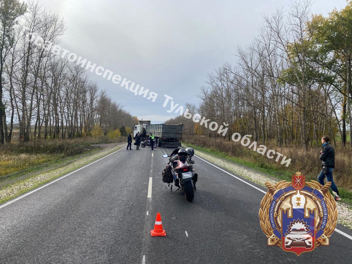В Тульской области «Харлей» столкнулся с «МАЗом» В Тульской области «Харлей» столкнулся с «МАЗом»