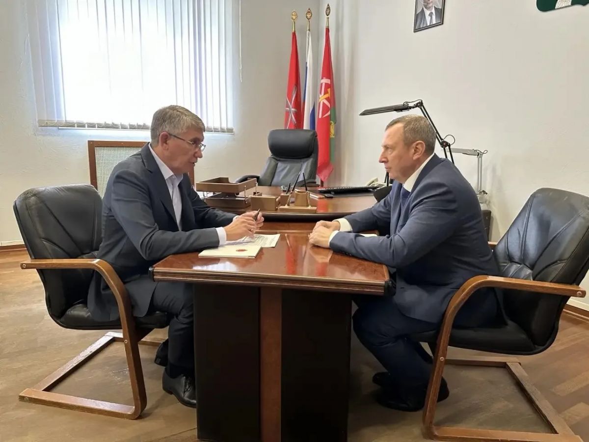 Дмитрию Миляеву рассказали о текущей оперативной обстановке в Новомосковске