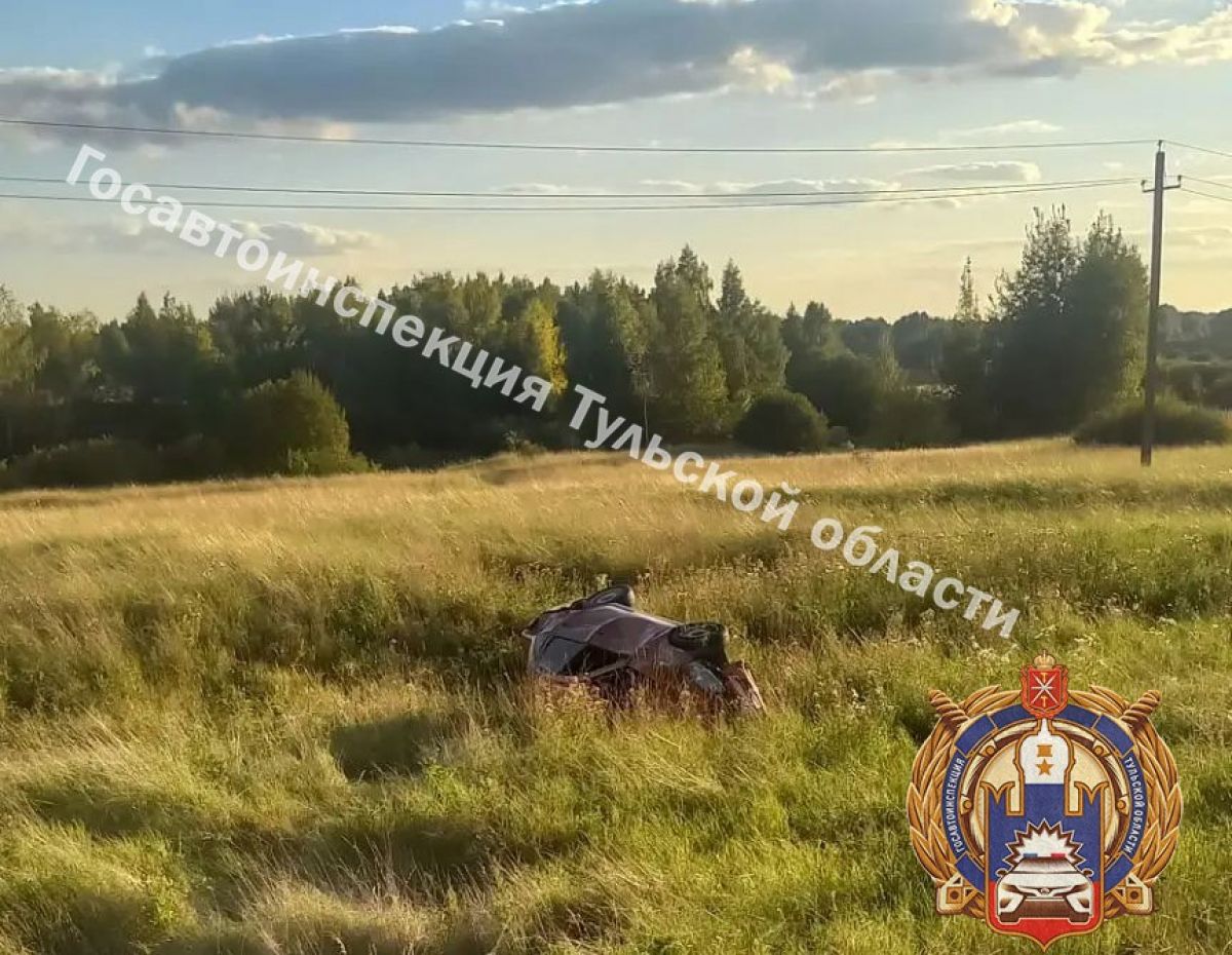 В Тульской области «Лада Гранта» оказалась в кювете В Тульской области «Лада Гранта» оказалась в кювете