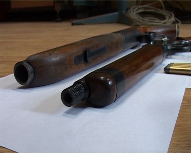 Житель Венева хранил у себя дома целый арсенал Житель Венева хранил у себя дома целый арсенал